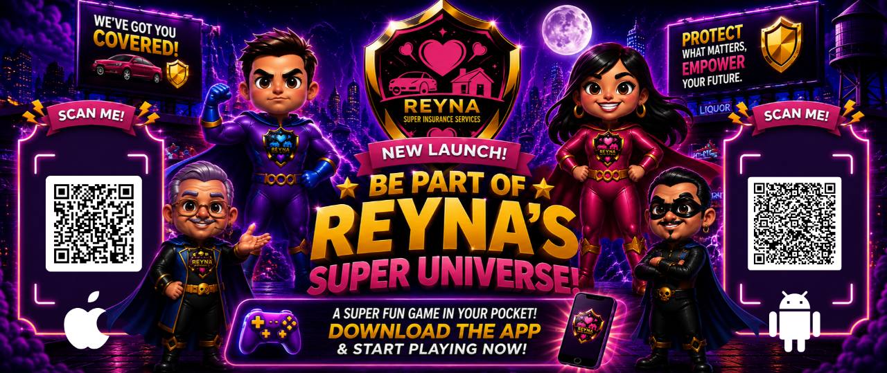 Be part of Reyna’s Super Universe and download the app